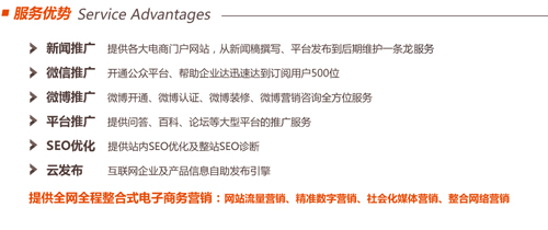 TShop電商應用系列“旺鋪寶”服務優勢 TShop電商應用系列“旺鋪寶”服務優勢