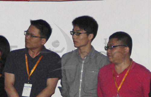 SEO總監David在總結會上介紹