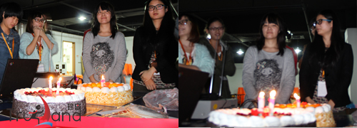 默默許下心愿，生日的愿望一定會實現